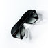 Lunettes de soleil D&G noires pliées, logo visible sur les branches.