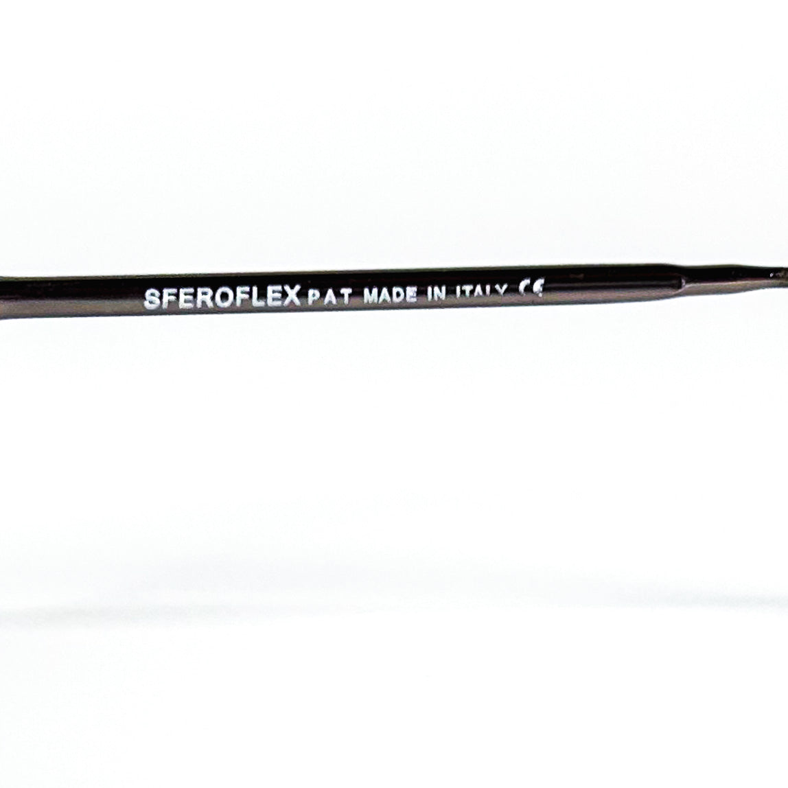 lunettes Sferoflex 2084 métal doré et noir profil