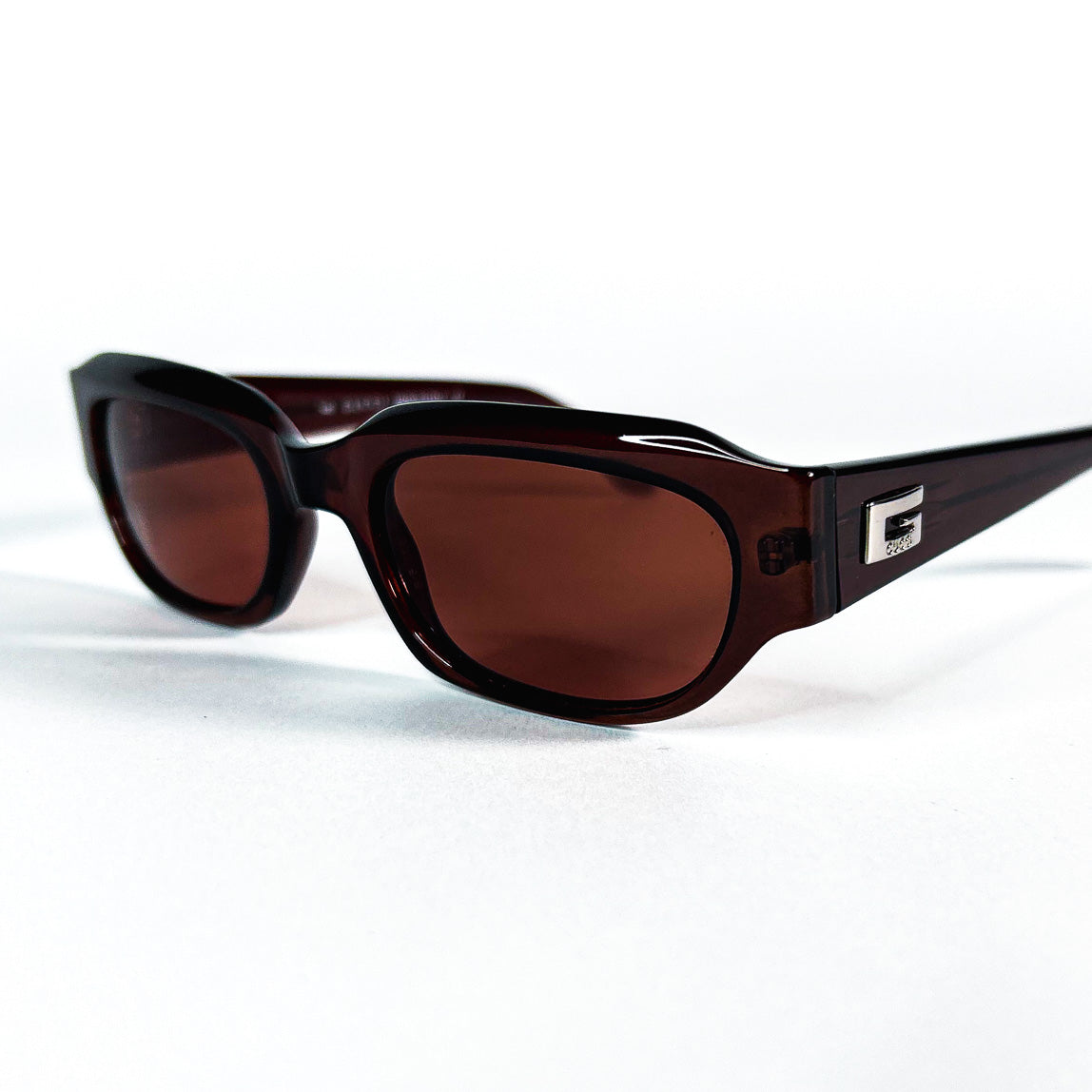 Vue trois-quarts avant lunettes Gucci GG2425 Optyl marron