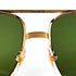 pont central lunettes Lacoste 101 Gold inscription gravée