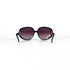 Face avant Christian Dior 2320 oversize noire verres bordeaux