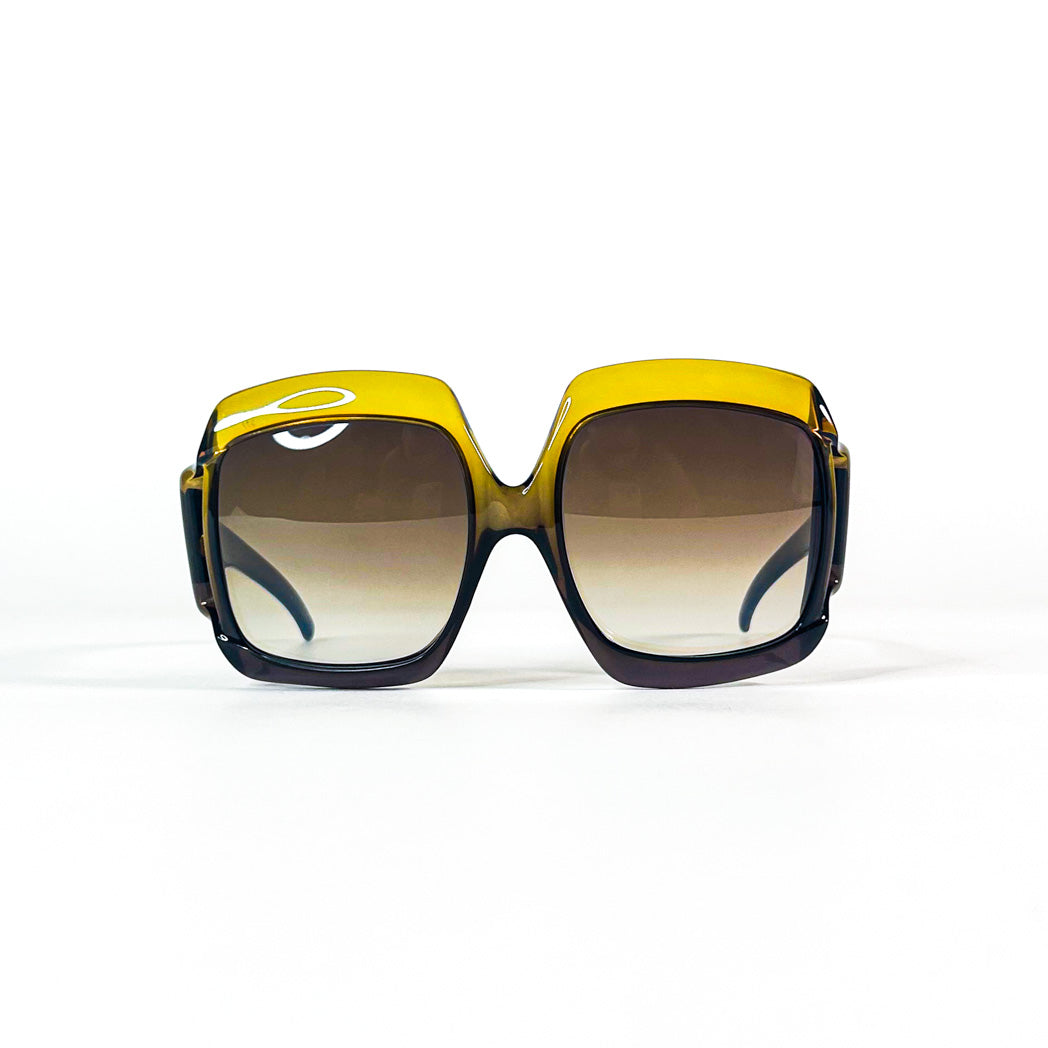 Lunettes Dior 296 de face, forme carrée oversize