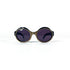 Face avant lunettes rondes noires Emmanuelle Khanh 4250