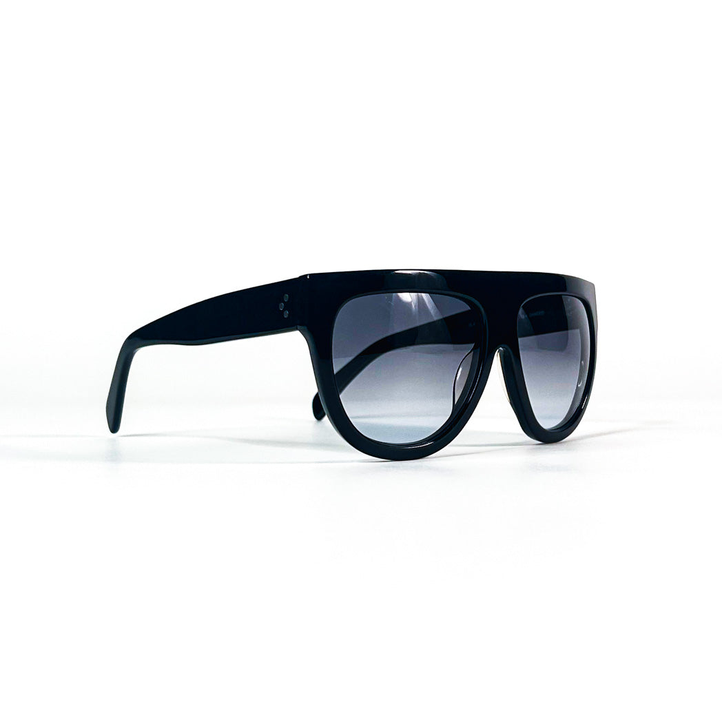 Céline Shadow noire, trois-quarts, style masque plat
