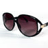 Vue 3/4 lunettes Dior 2320 90 verres bordeaux dégradé