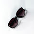 Monture Dior oversize 2320 noire verres bordeaux vue face