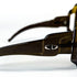 Charnière et logo CD métal sur lunettes Dior 296