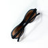 Lunettes de soleil Prada SPR 04A 2AD-1A1 ovales bleues avec verres bruns