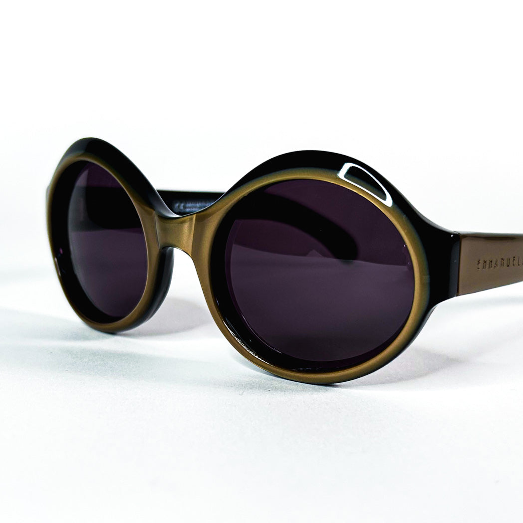 Face avant lunettes rondes vintage Emmanuelle Khanh 4250