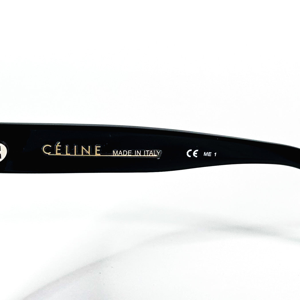 Logo CÉLINE Made in Italy gravé à l’or sur branche
