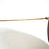 Lunettes vintage Morel monture ronde métal doré vue de face avec verres marron