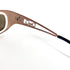 Lunettes de soleil Dolce & Gabbana D&G vintage vue face, monture métal bronze et beige