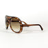 Lunettes Luxottica 9409 – vue oblique avant gauche, monture écaille