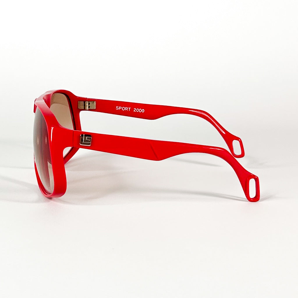 Vue latérale des lunettes Guy Laroche Sport 2000 – design années 80