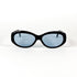 Lunettes vintage Chagall acétate noir profil avec logo métal