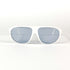 Lunettes Cébé 201 vintage blanches – vue de face