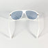 Lunettes Cébé 201 blanches – profil avec logo visible sur la branche