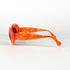 vue dessus lunettes vintage alain mikli orange artisanales