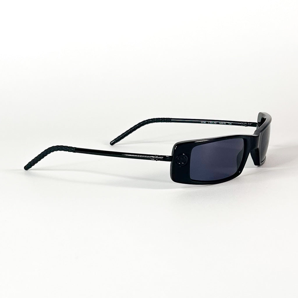 Lunettes Chanel 5036 noires – branches tressées vue arrière