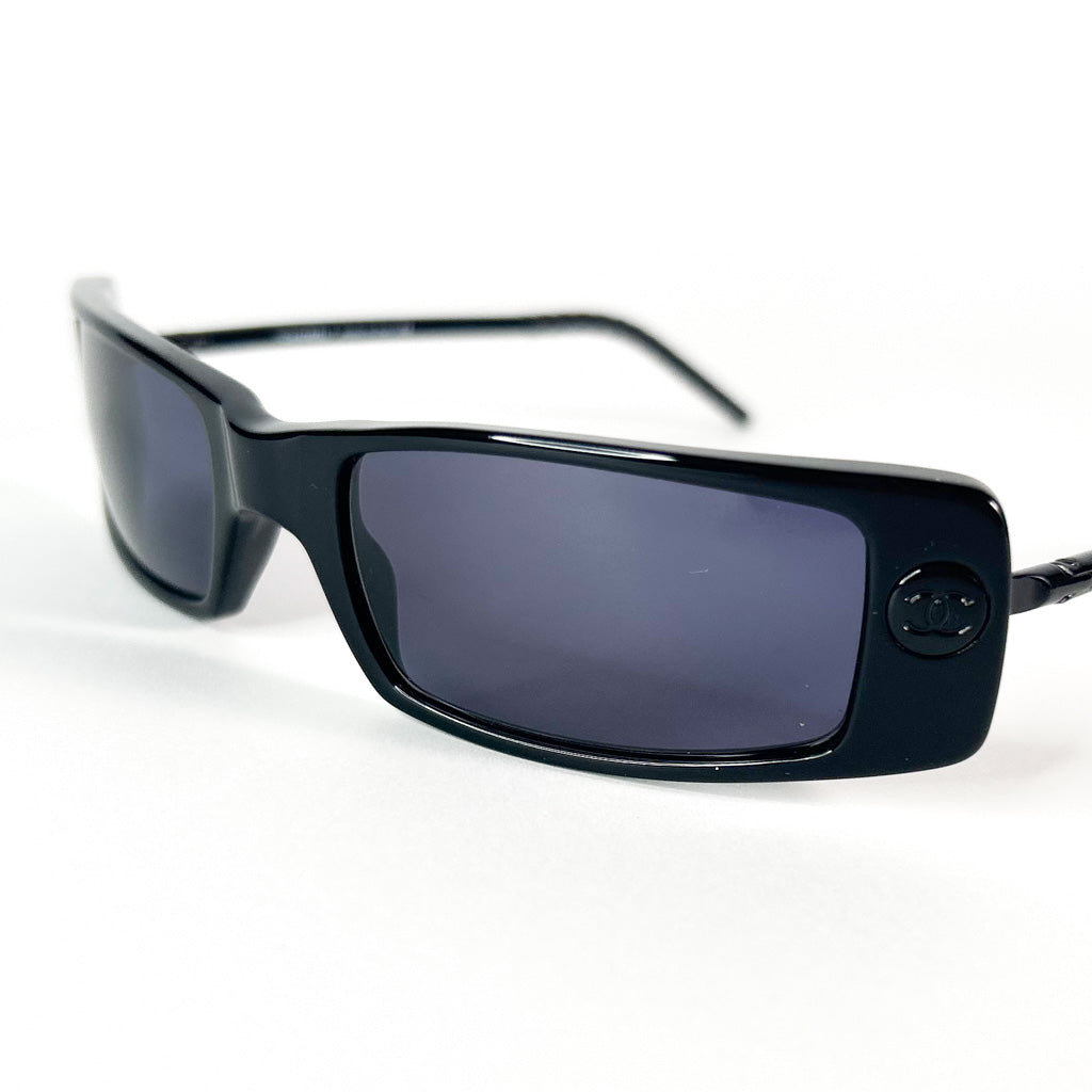 Chanel 5036 vintage black glasses – Made in Italy – Vision Janine