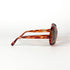 Lunettes vintage TV screen vues de dos – branches épaisses et monture carrée en acétate écaille années 70