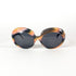 Vue frontale des lunettes Maison Salanson – forme œuf emblématique, design vintage français