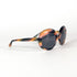 Vue 3/4 des lunettes Maison Salanson – style années 70 revisité en acétate marbré