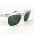 Détail logo Ray-Ban Clubmaster métal – verres verts classiques