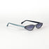 Vue en perspective des lunettes Paragraphe 1519 avec branches noires et bleu-gris translucide