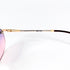 Signature gravée Porta Romana MOD.1009 Made in Italy sur l'intérieur de la branche dorée.