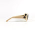Cartier ovale ivoire profil strict, branche large avec logo double C latéral