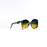 Lunettes de soleil Dior 2041 51 vert dégradé oversize années 70