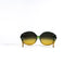 Lunettes de soleil Dior 2041 51 vert dégradé vue arrière oversize