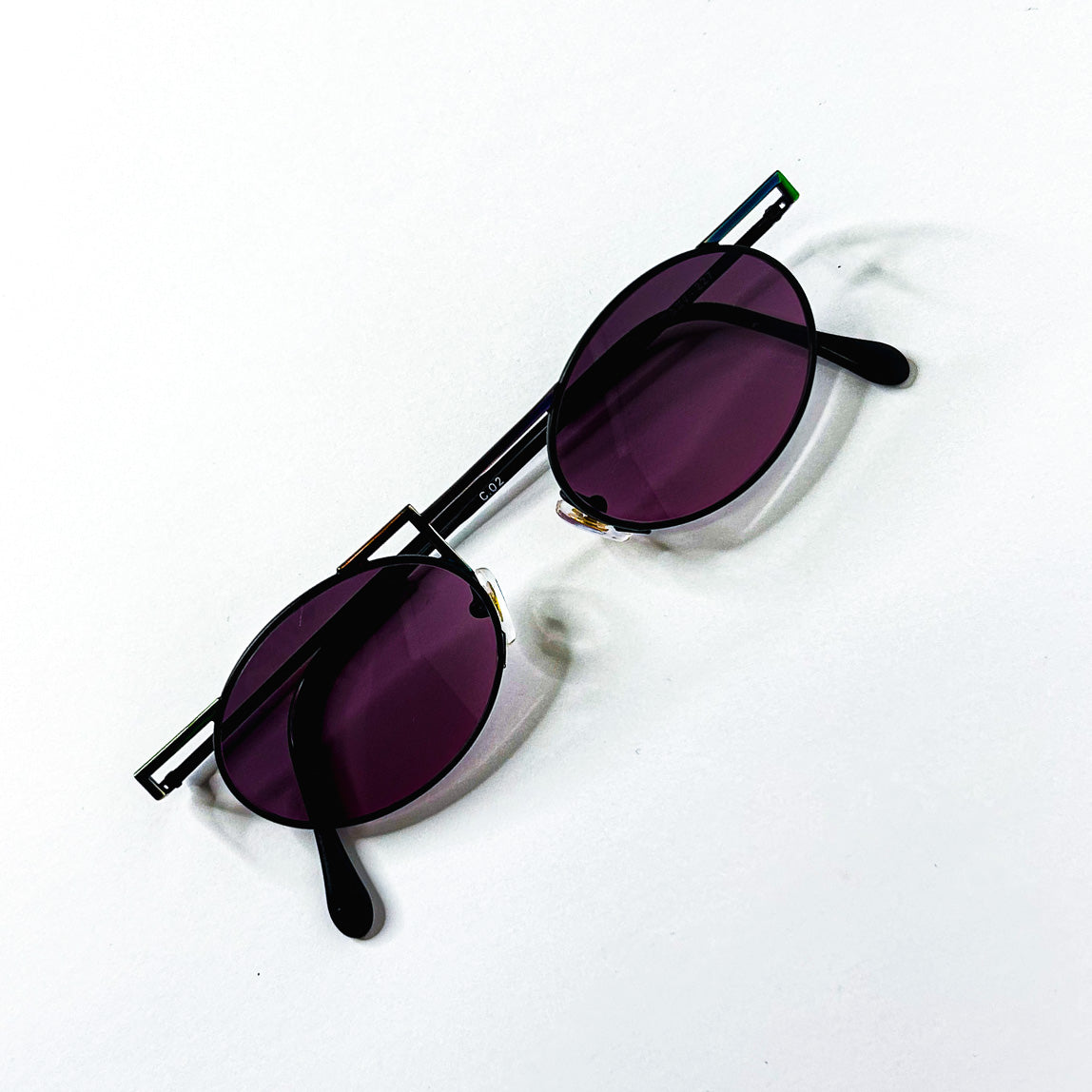 Taxi by Casanova 227 C.02 purple oval glasses – Vision Janine