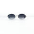 Lunettes Paco Rabanne PR-9302 ovales métal argent, vue de face