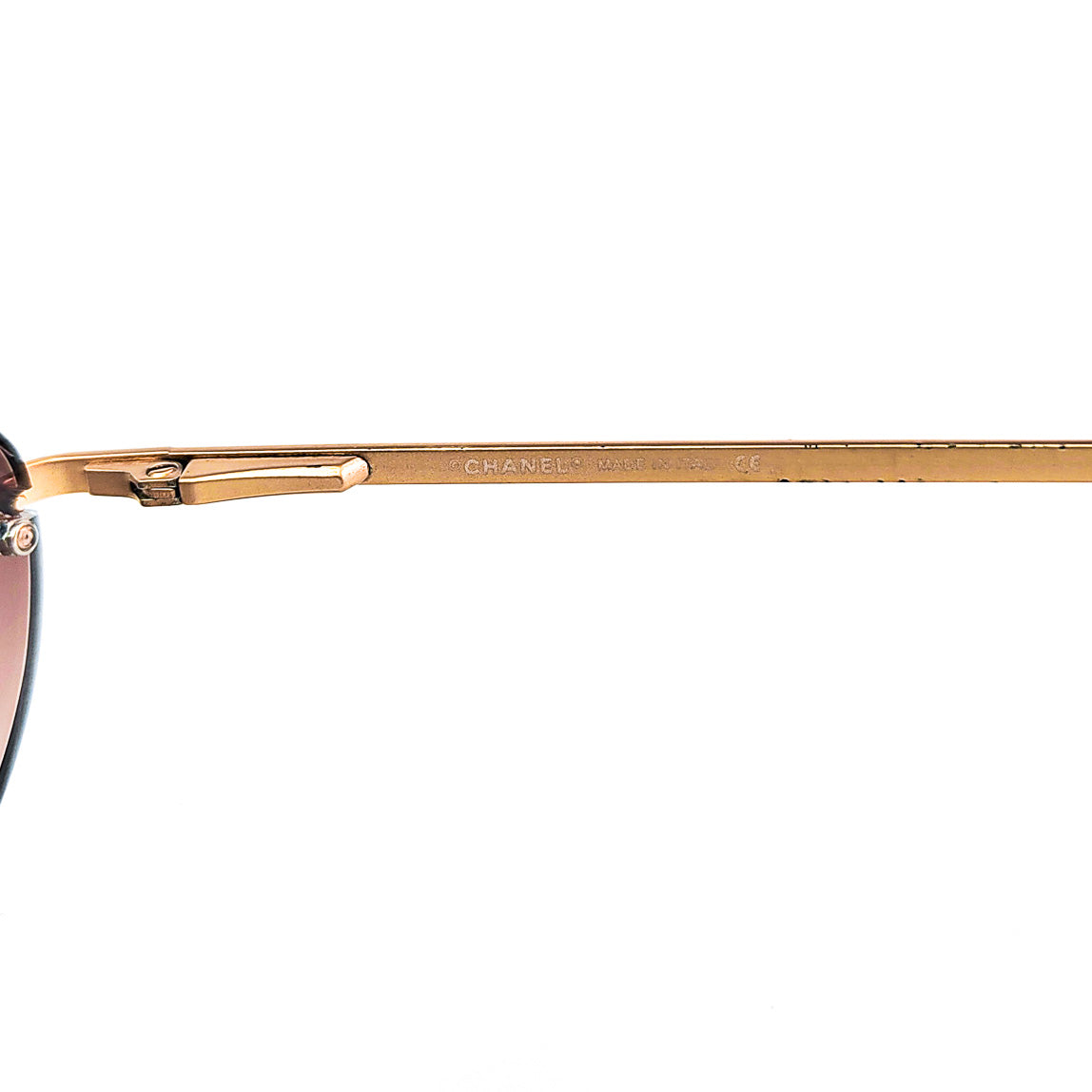 lunettes vintage chanel 2054-B C125 doré – branche gravée made in italy
