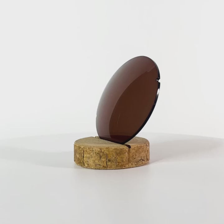 Verre brun foncé uni