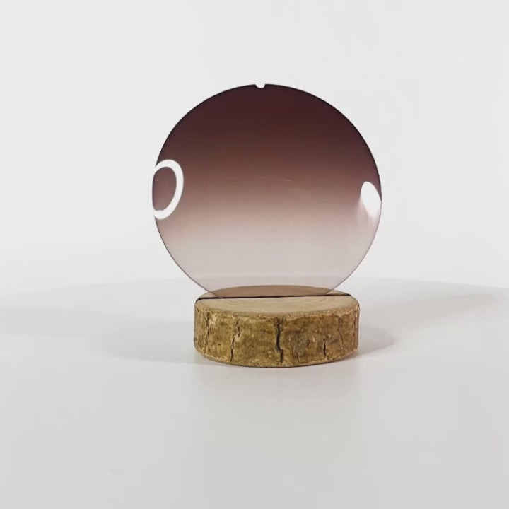 Verre brun foncé dégradé