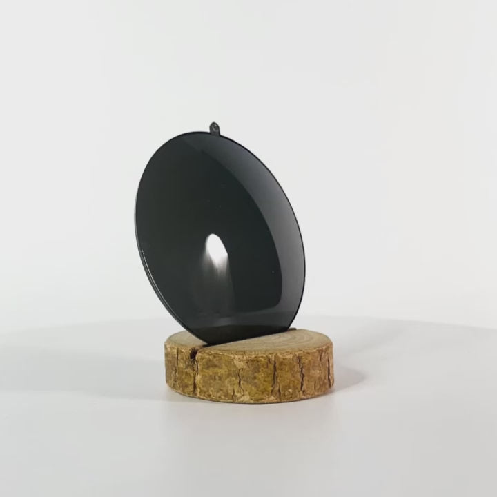 Verre gris foncé uni